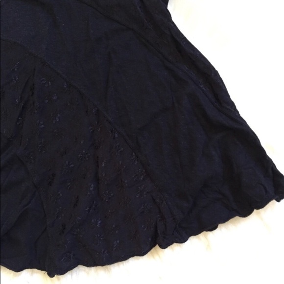 Free People Black Anything And Everything Tee - Picture 5 of 6